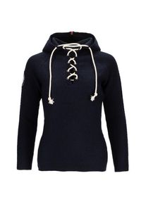 Amundsen Sports Boiled Hoodie Laced Merinopullover Damen (Gr S |schwarz)