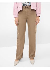 Brax Damen Palazzohose Style MAINE TAUPE, hellbraun, Gr. 42