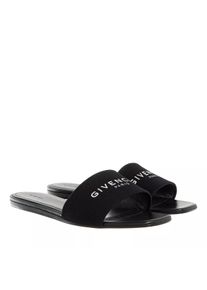 Givenchy Slipper & Pantoletten - 4G Flat Sandal - Gr. 38 (EU) - in Schwarz - f&uuml;r Damen