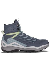 Lowa Maddox Pro GTX Mid Wanderschuhe Damen Wandern (Gr 42,5 - Regular |blau/grau |wasserdicht)