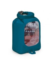 Osprey Dry Sack 3 with Window Packsack (Gr 3 l |blau |wasserdicht)