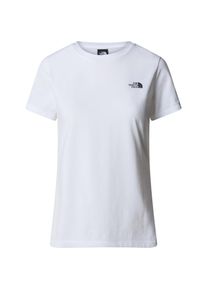 The North Face Simple Dome T-Shirt Damen - weiß - Gr. L - Baumwolle/Polyester