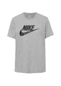 Nike Essential Icon Futura T-Shirt Damen - grau - Gr. XL - Baumwolle/Polyester