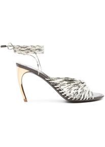 Salvatore Ferragamo Sandalen - Sandals Whitegreybrown - Gr. UK_7_5 - in Bunt - f&uuml;r Damen