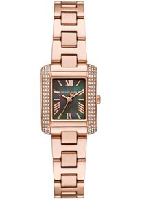 Michael Kors Damen Quarzuhr "PETITE EMERY", gold, Armbanduhren, Armbanduhr, Damenuhr, Edelstahlarmband, analog, Glassteine