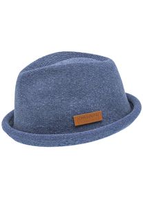 Chillouts Damen Sonnenhut "Tocoa Hat", blau, modisch, Gr. S, unifarben, Feinstrick, Kunstfaser, Hüte, mit verstellbarem Hutband, perfekt für unterwegs