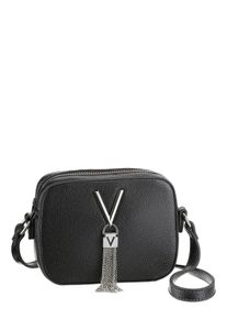 Valentino Handbags VALENTINO BAGS Damen Umhängetasche "DIVINA", grau, Polyurethan (PU), Taschen, Handtasche Damen Tasche Damen Schultertasche