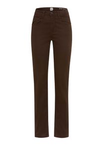 Brax Damen 5-Pocket-Hose "Style CAROLA", braun, Gr. 40, 40% Lyocell, 28% Modal, 17% Baumwolle, 12% Elastomultiester, 3% Elasthan, Hosen