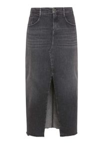 Brax Damen Jeansrock "Style KACIE", schwarz, Gr. 44, 94% Baumwolle, 4% Polyester, 2% Elasthan, Röcke