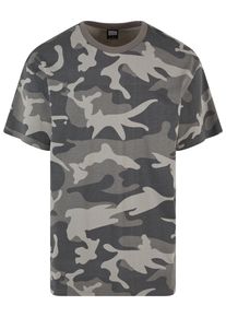 Urban Classics Herren T-Shirt "Urban Classics Herren Oversized Simple Camo Tee", grün, casual, Gr. S, gemustert, 100% Baumwolle, Shirts