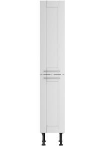 Apothekerschrank KOCHSTATION, B:30cm H:176,6cm T:58,4cm, grau, Küche, Schränke, "KS-Ahus", Breite 30 cm