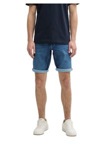 Tom Tailor Herren Jeansshorts "JOSH", blau, casual, Gr. 36, unifarben, Denim/Jeans, Obermaterial: 74% Baumwolle, 24% Polyester, 2% Elasthan, Jeans,