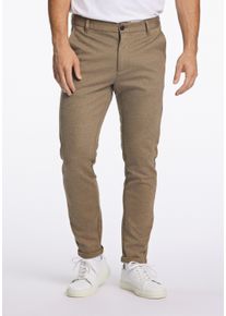 LINDBERGH Herren Stoffhose "LINDBERGH Stoffhose"deep sand mix, Gr. XL, Oberstoff: 75% Polyester, 22% Viskose, 3% Elasthan; Futter: 65% Polyester, 35%