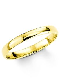 Amor Damen Goldring "9831883", 60, Gelbgold 333, 3mm, gelb, Gelbgold 333, Fingerringe