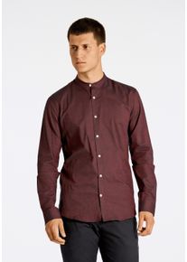 LINDBERGH Herren Businesshemd "LINDBERGH Oxford-Hemd"deep rot mix, Gr. XL, Oberstoff: 97% Baumwolle, 3% Elasthan, Hemden