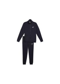 Puma Herren Jogginganzug "Essentials Jogginganzug Herren", blau, Gr. XXL, Obermaterial: 68% Baumwolle, 32% Polyester; Rippe: 97% Baumwolle, 3%