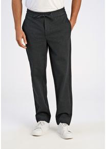 LINDBERGH Herren Stoffhose "LINDBERGH Stoffhose", grau, Gr. XS, Oberstoff: 75% Polyester, 22% Viskose, 3% Elasthan, Hosen