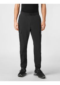 Plein Sport Herren Jogginghose "Jogginghose", schwarz, Gr. XXL, Obermaterial: 89% Polyamid, 11% Elasthan, Hosen