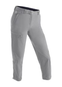 Maier Sports Damen Funktionshose "Lulaka 7/8", grau, Gr. 44, 90% Polyamid, 10% Elasthan, Hosen, Damen Wanderhose, atmungsaktive und elastische