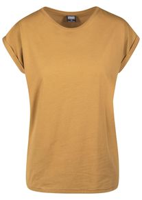 Urban Classics Herren Kurzarmshirt "Urban Classics Damen Ladies Extended Shoulder Tee", braun, casual, Gr. 5XL, unifarben, 100% Baumwolle, Shirts