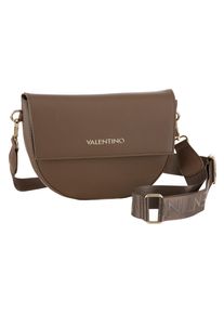 Valentino Handbags VALENTINO BAGS Damen Umhängetasche "BIGS", grau, Lederimitat, unifarben, Taschen, Handtasche Damen Schultertasche mit goldfarbenen Details