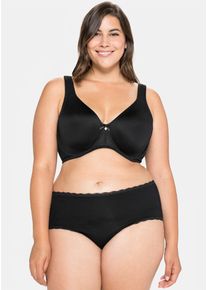 sheego Damen Bügel-BH, Gr. 85, schwarz, 82% Polyamid, 18% Elasthan, BHs