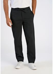 LINDBERGH Herren Stoffhose "LINDBERGH Stoffhose", schwarz, Gr. XS, Oberstoff: 75% Polyester, 22% Viskose, 3% Elasthan, Hosen