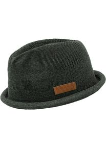 Chillouts Damen Sonnenhut "Tocoa Hat", grau, modisch, Gr. L, unifarben, Feinstrick, Kunstfaser, Hüte, mit verstellbarem Hutband, perfekt für unterwegs
