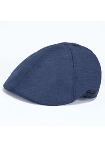 Chillouts Damen Schiebermütze "Kapolei Hat", blau, casual,modisch, Gr. L, meliert, Kunstfaser, Mützen, mit eleganter Struktur & bequemer Passform