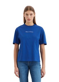 Marc O'Polo MARC O'POLO Damen T-Shirt "aus Organic Cotton", blau, Basic, Gr. S, unifarben, Obermaterial: 100% Baumwolle, Shirts