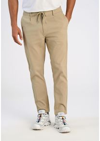 LINDBERGH Herren Stoffhose "LINDBERGH Freizeithose", beige, Gr. XL, Oberstoff: 98% Baumwolle, 2% Elasthan, Hosen