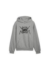 Puma Herren Hoodie "Jaws Core Basketballhoodie Herren", grau, Gr. XS, Obermaterial: 34% Polyester, 66% Baumwolle; Rippe: 98% Baumwolle, 2% Elasthan,
