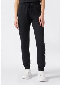 Champion Damen Jogginghose, schwarz, sportlich, Gr. XS, Obermaterial: 55% Baumwolle, 45% Polyester, Hosen