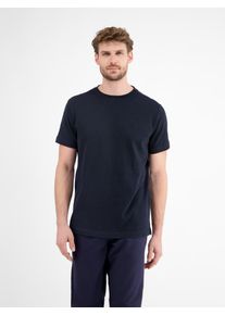 Lerros Herren T-Shirt "Lerros Herren Jersey T-Shirt, locker gewebt", blau, Gr. L, 100% Baumwolle, Shirts