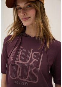 Cecil Damen Kapuzensweatshirt, rot, casual, Gr. L, Sweatware, Obermaterial: 50% Baumwolle, 50% Modal, Sweatshirts