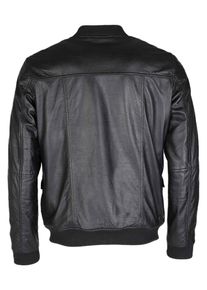 JCC Herren Blouson "31024401", schwarz, Gr. 56, Oberstoff: 100% Lammleder / Futter: 100% Polyester / Wattierung: 100% Polyester /Strick: 95%