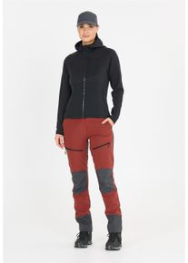 WHISTLER Damen Softshellhose "Avatar", orange, sportlich, Gr. 46, unifarben, 91% Polyester, 9% Elasthan, Hosen, mit 4-Wege-Stretch-Material