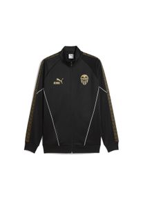 Puma Herren Sweatjacke "Valencia CF KING Anthem Jacke Herren"schwarz victory gold beige, Gr. M, Obermaterial: 63% Polyester, 37% Baumwolle;