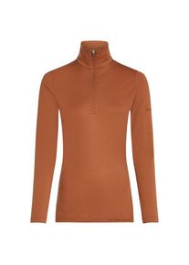 Icebreaker 200 Oasis L/S Half Zip Merinolongsleeve Damen Ski (Gr L |braun)
