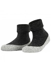 Falke Cosyshoe Cocooning Hüttenschuhe Women (Gr 41-42 |schwarz/grau)