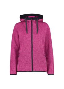 CMP Jacquard Knitted Jacket Fix Hood Fleecejacke Women (Gr 34 |rosa)
