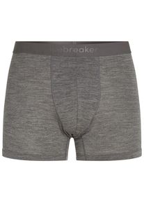 Merinounterwäsche Icebreaker Merino 125 Cool-Lite Anatomica Boxers Herren (Gr XXL |grau)