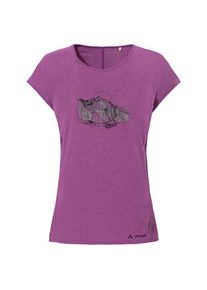 Funktionsshirt Vaude Tekoa T-Shirt II Damen (Gr 34 |lila)