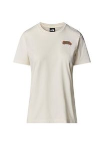 T-Shirt The North Face S/S Outdoor Graphic Tee Damen (Gr XS |beige)