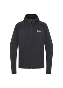 Jack Wolfskin Kolbenberg Hooded FZ Fleecejacke Herren (Gr XXL |grau)