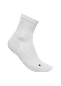 Bauerfeind Sports Run Ultralight Mid Cut Socks Laufsocken Women (Gr 41-43 |grau/weiß)