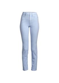 LANDS' END Slim Fit &Ouml;ko Jeans High Waist, Damen,  Blau, Elasthan/Baumwoll-Mischung/Polyester-Mischung, by Lands' End