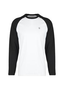 Volcom Pen Basic L/S Longsleeve Herren (Gr M |weiß)
