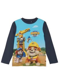 Minymo T-Shirt L/S No 6693 Longsleeve Kinder (Gr 92 |blau)