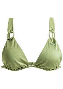 Roxy Brilho Elongated Triangle Bikini-Top Damen (Gr XS |oliv)